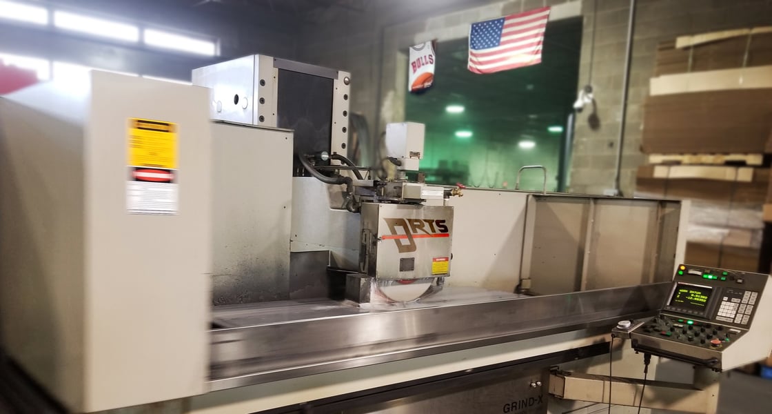 grinder for precision ground flat stock